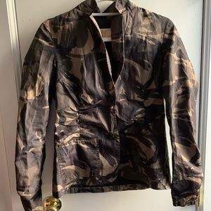 Michael Kors Camo Rain Jacket